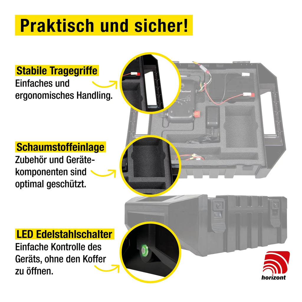 Weidezaun Koffergerät Solar Horizont 10893