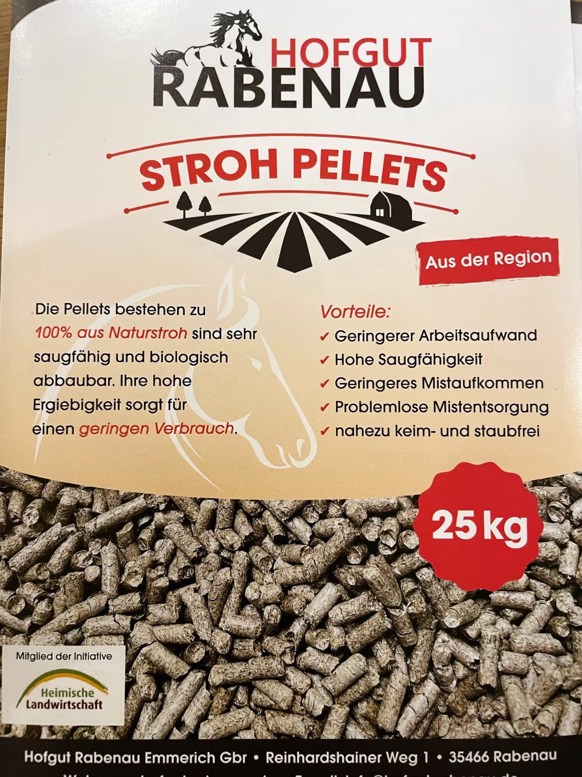 Strohpellets Einstreu Pellets